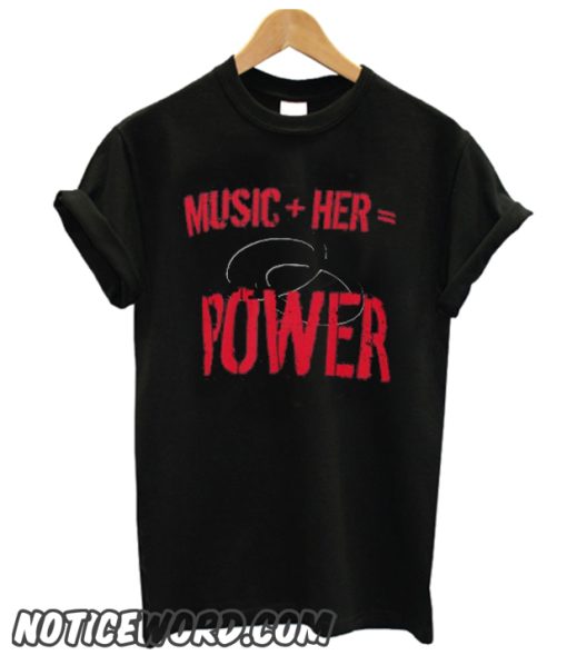 Music Plus Her power smooth T Shirt