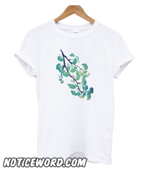 O Ginkgo (in Green) smooth t-shirt