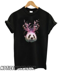 PANDA HORNS UP smooth t-shirt