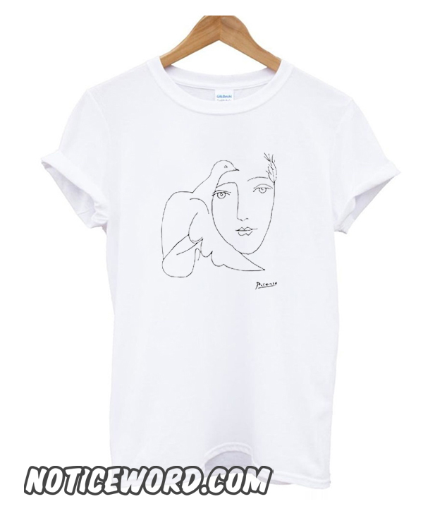 Pablo Picasso Dove and Face smooth T-Shirt
