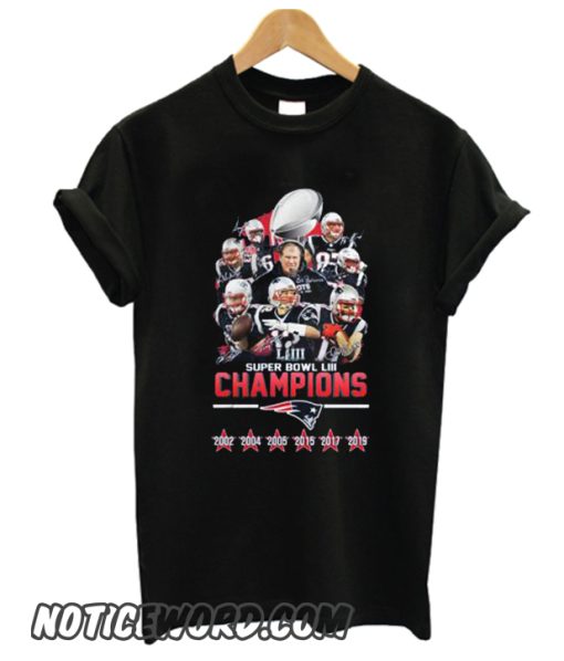 Patriots Super Bowl LIII Champions Trending smooth T-shirt