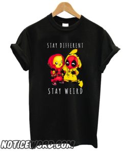 Pikapool Deadchu Stay Different Stay Weird smooth T-Shirt
