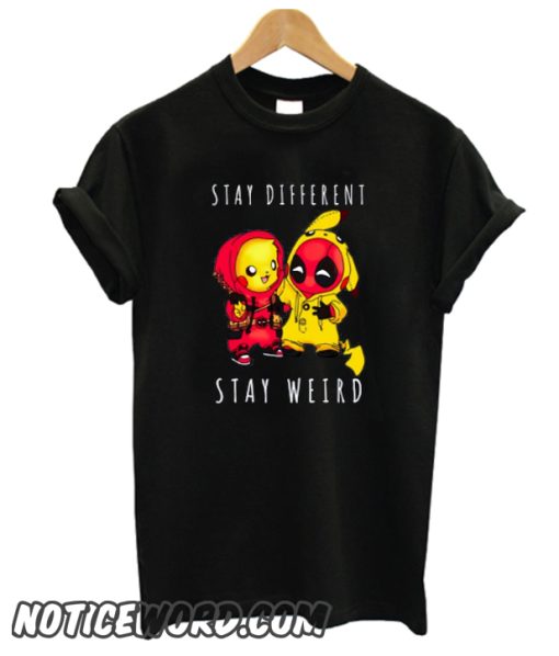 Pikapool Deadchu Stay Different Stay Weird smooth T-Shirt