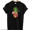 Pineapple Flowers Shirt Women Aloha Hawaii Vintage smooth T-SHIRT