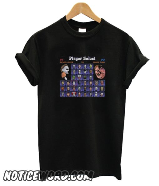 Player Select – Michael Myers vs Norris Thing smooth T-Shirt