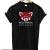 Red Panda Network Black smooth T-Shirt