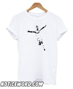 Ronaldo high quality White cotton smooth t shirt for women