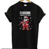 Santa Flossing Through The Snow smooth T-Shirt