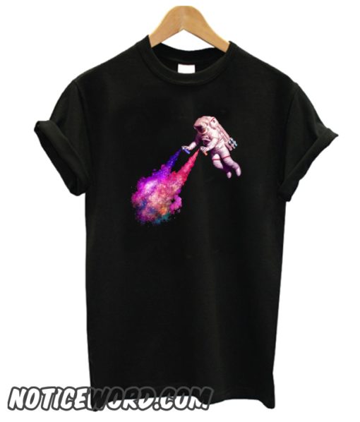 Shooting Stars - the astronaut artist smooth T-Shirt