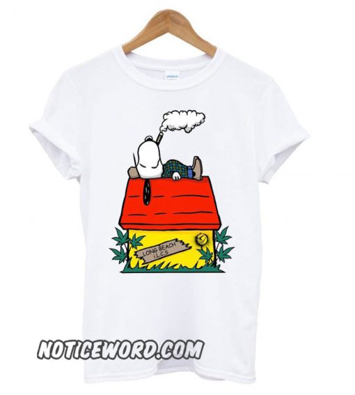 Snoop Dogg Snoopy Smoking smooth T shirt