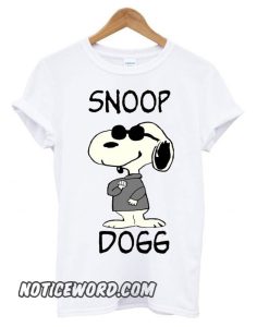 Snoopy Snoop Dogg White smooth T shirt