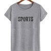 Sports smooth T-shirt