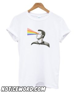 Star Trek Geordi Reading Rainbow smooth T-Shirt