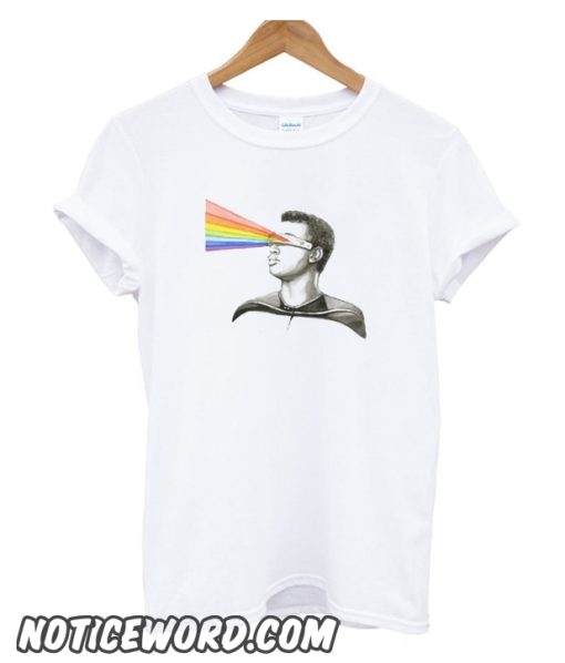 Star Trek Geordi Reading Rainbow smooth T-Shirt