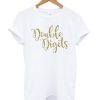 Tenth birthday double digits sparkly glitter smooth T-shirt