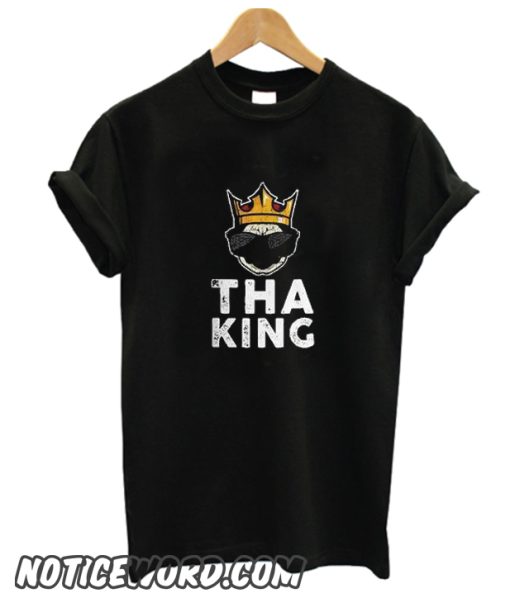 Tha King Funny Pug Fan Mens smooth T-shirt