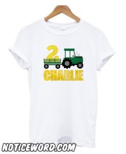 Tractor birthday smooth t-shirt