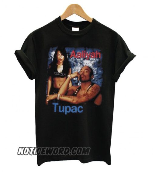 Vintage Aaliyah Tupac smooth T shirt