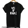 We Love Karl smooth T shirt