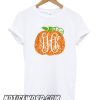pumpkin vine monogram glitter sparkly smooth t-shirt