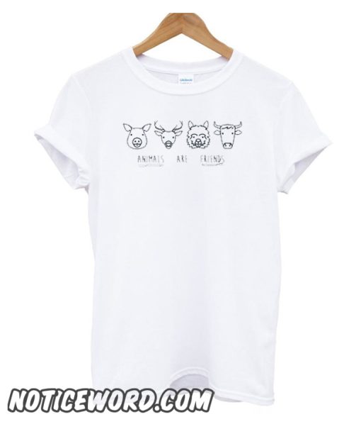 Animals are Friends smooth T-Shirt