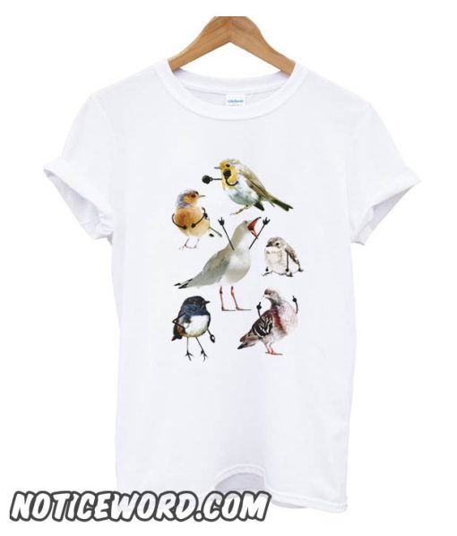 BIRDS WITH ARMS smooth T SHIRT