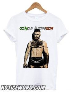 Conor Mcgregor White smooth T shirt