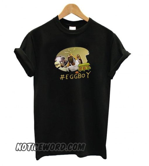 EGGBOY Black smooth T shirt