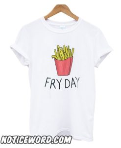 Fries Letter Print smooth T-shirt