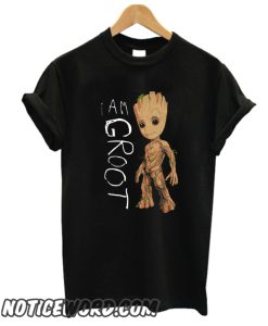 GUARDIANS OF THE GALAXY I AM GROOT smooth T SHIRT