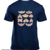 Graphic Moths smooth T Shirt