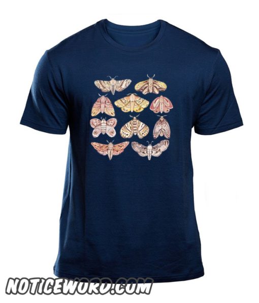 Graphic Moths smooth T Shirt