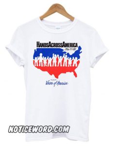 Hands Across America smooth T shirt