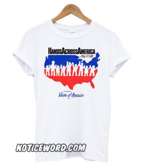 Hands Across America smooth T shirt