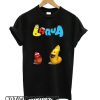 LArva Cartoon Black smooth T shirt