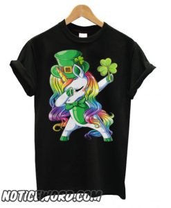 LGBT Dabbing Leprechaun Irish Unicorn smooth T shirt