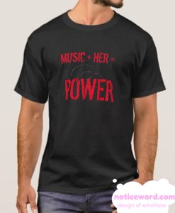 Music Plus Her power smooth T Shirt