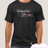 Nebraska Strong Black smooth T shirt