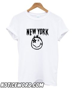 New York Smiley smooth T Shirt
