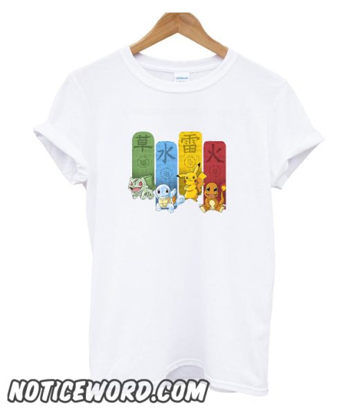 Original Pokemon Elemental Charms smooth T-shirt