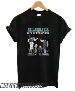 Philadelphia City of Champions Goku and Vegeta smooth T-Shirt