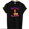 Rihanna on Purple Letter smooth T-Shirt