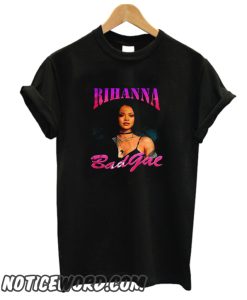 Rihanna on Purple Letter smooth T-Shirt