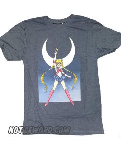 Sailor Moon Navy Graphic smooth T shirt