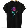 Stained Glass Rose Galaxy smooth T-Shirt