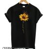 Sunflower Butterfly never give up smooth T shirt
