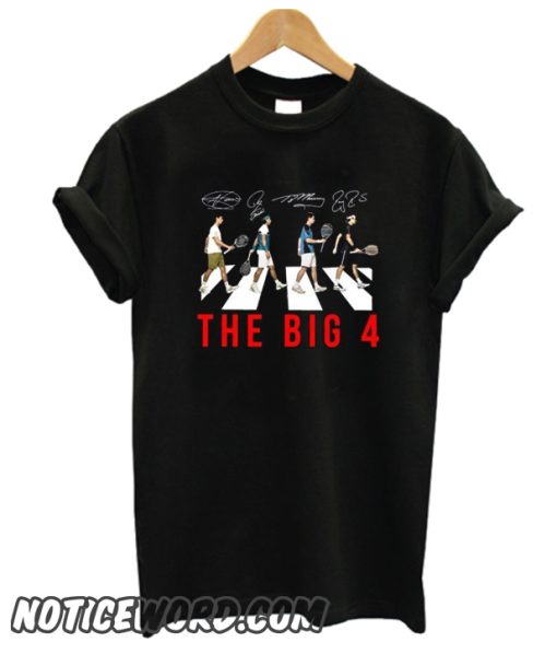 The Big 4 Four Famous Top Tennis Players smooth T-Shirt