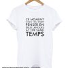 Thinking in French and English smooth t-shirt