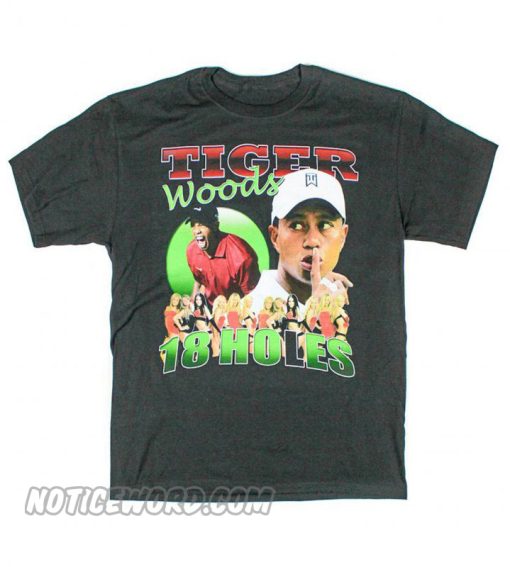 Tiger Woods 18 Holes smooth T shirt