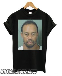 Tiger Woods Mugshot smooth T shirt